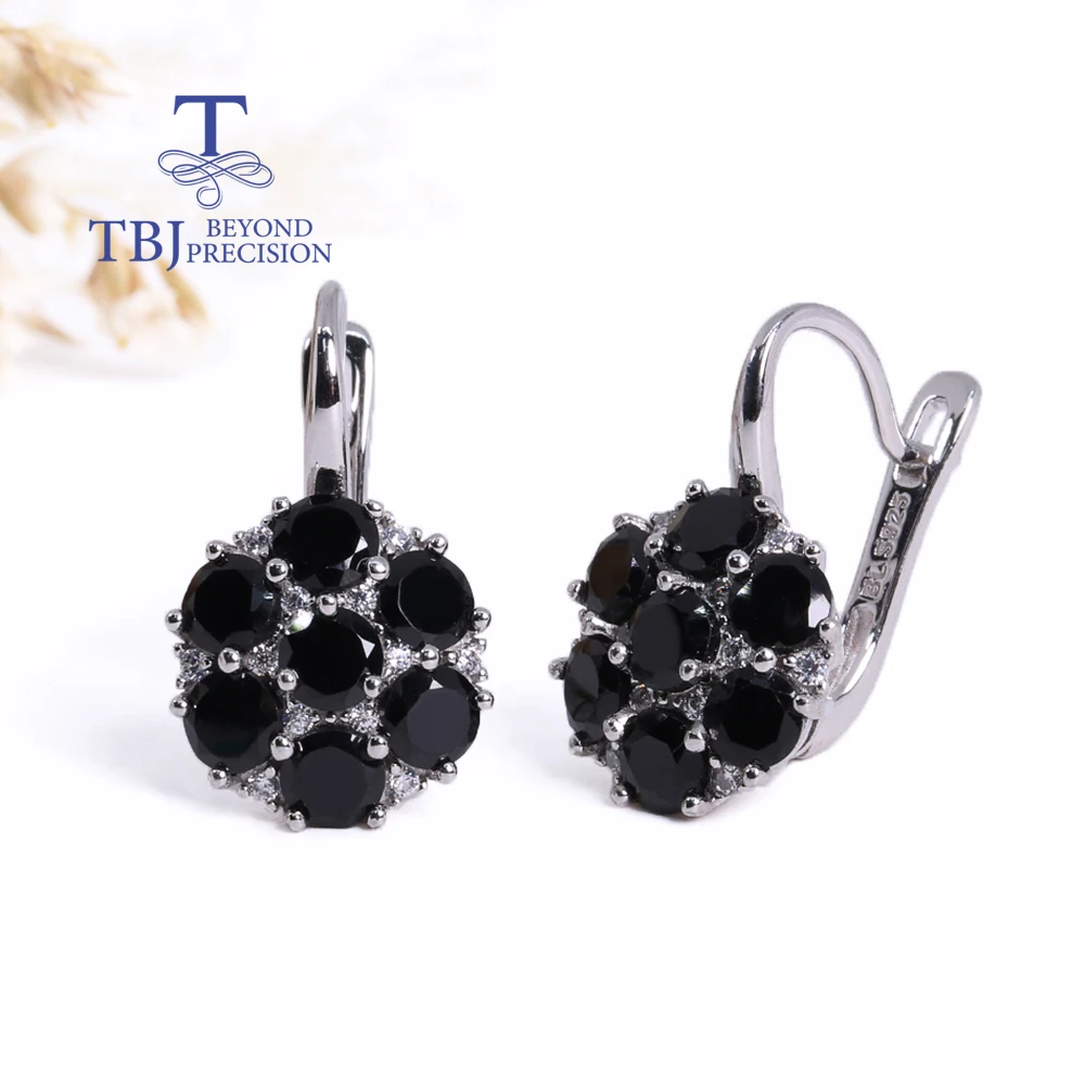 925 sterling silver Natural Black spinel women earrings gemstones fine jewelry for women birthday gift & daily wear
925 sterling silver Natural Black spinel women earrings gemstones fine jewelry for women birthday gift & daily wear