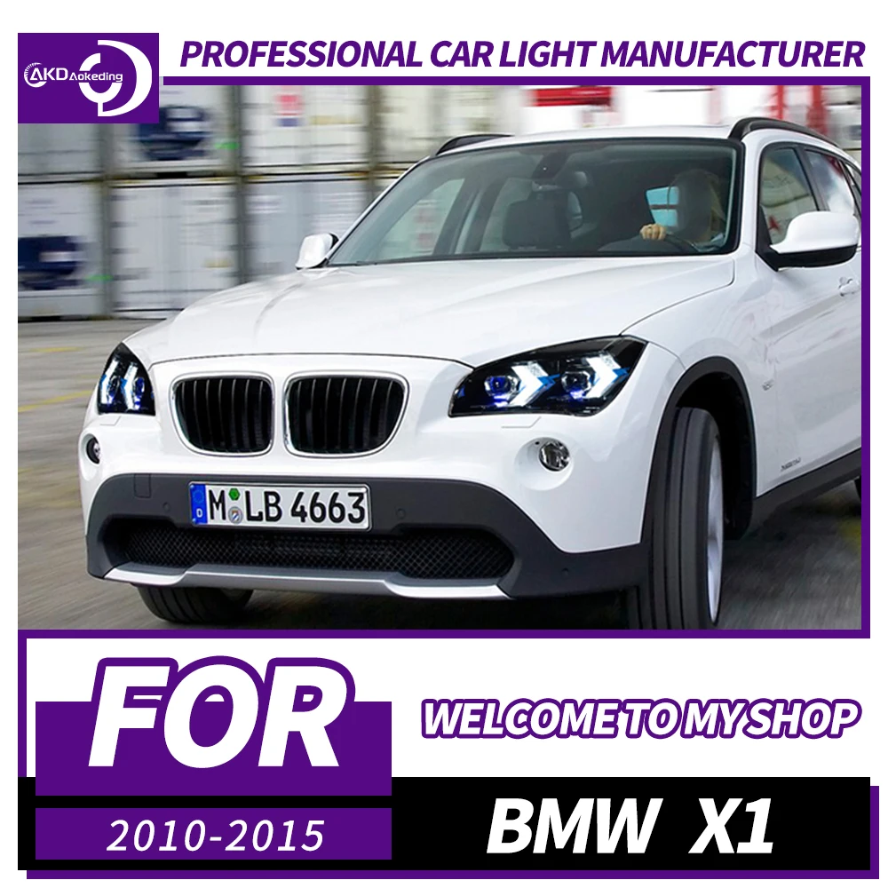 Фара AKD для BMW X1, светодиодная фара 2010-2015, фары E84 DRL, указатель поворота, дальний свет, линза проектора «ангельский глаз»
Фара AKD для BMW X1, светодиодная фара 2010-2015, фары E84 DRL, указатель поворота, дальний свет, линза проектора «ангельский глаз»