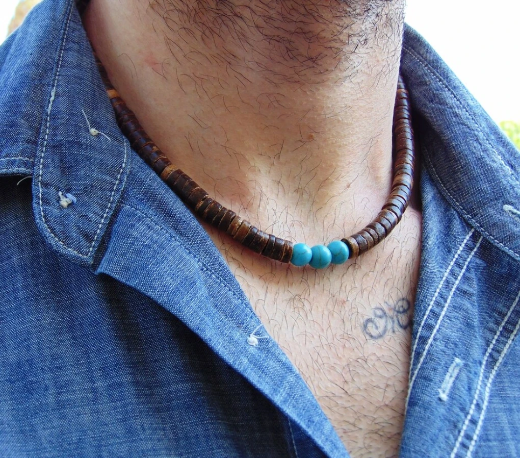 NADEEM Boho Summer Holiday Wood Coconut Beads Necklace for Men Jewelry Charm Palm Nature Stone Pendant Necklace Gifts Wholesale
NADEEM Boho Summer Holiday Wood Coconut Beads Necklace for Men Jewelry Charm Palm Nature Stone Pendant Necklace Gifts Wholesale