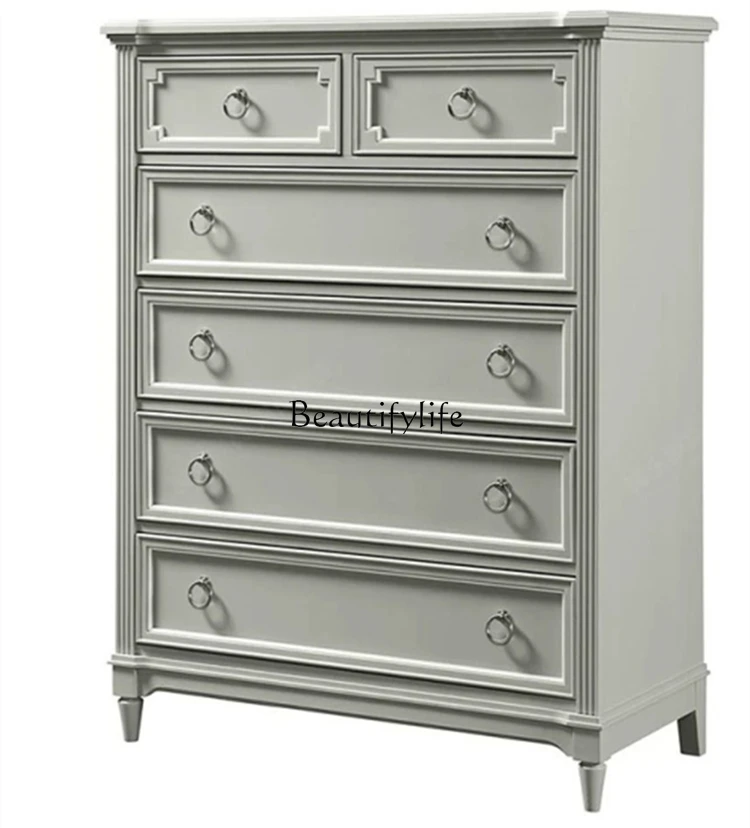 American light luxury 5 chest cabinet retro solid wood vertical cabinet bedroom storage cabinet
American light luxury 5 chest cabinet retro solid wood vertical cabinet bedroom storage cabinet