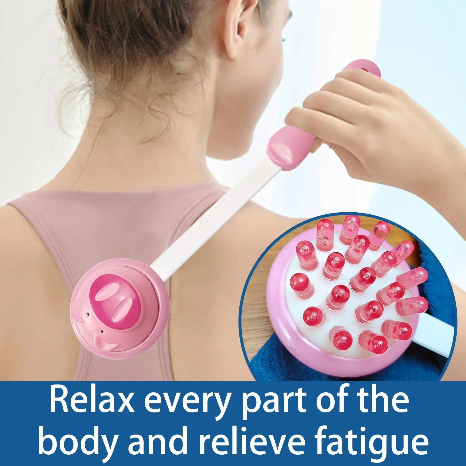 Shoulder Neck Massage Hammer, Manual Percussion Massager, Self-Massage Stick for Meridian Soothing & Body Relaxation, Fitness Kn
Shoulder Neck Massage Hammer, Manual Percussion Massager, Self-Massage Stick for Meridian Soothing & Body Relaxation, Fitness Kn