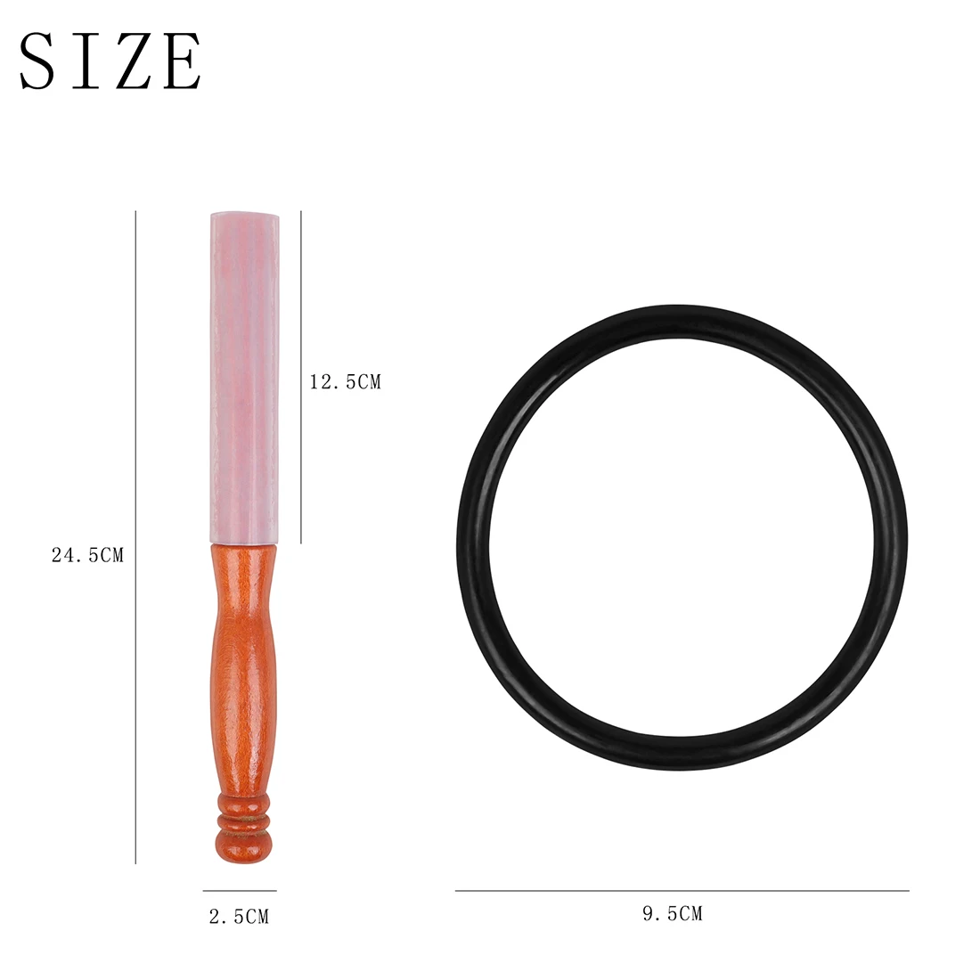 M MBAT Crystal Bowl Wooden Stick Specialized Solid Wood Veneer Stick with Rubber Ring Portable Musical Instrument Accessories
M MBAT Crystal Bowl Wooden Stick Specialized Solid Wood Veneer Stick with Rubber Ring Portable Musical Instrument Accessories