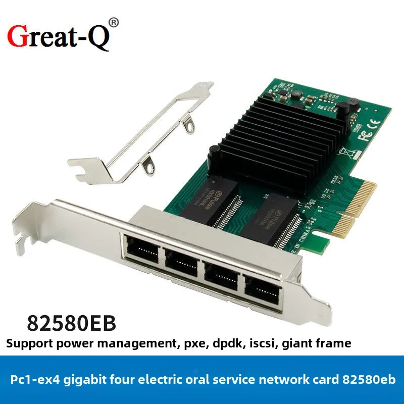 Название товара wholesale PCI-E Гигабитная серверная сетевая карта Четырехпортовая промышленная камера Ethernet-карта 82580 Чип I340 Настольный компьютер Код товара
Название товара wholesale PCI-E Гигабитная серверная сетевая карта Четырехпортовая промышленная камера Ethernet-карта 82580 Чип I340 Настольный компьютер Код товара
