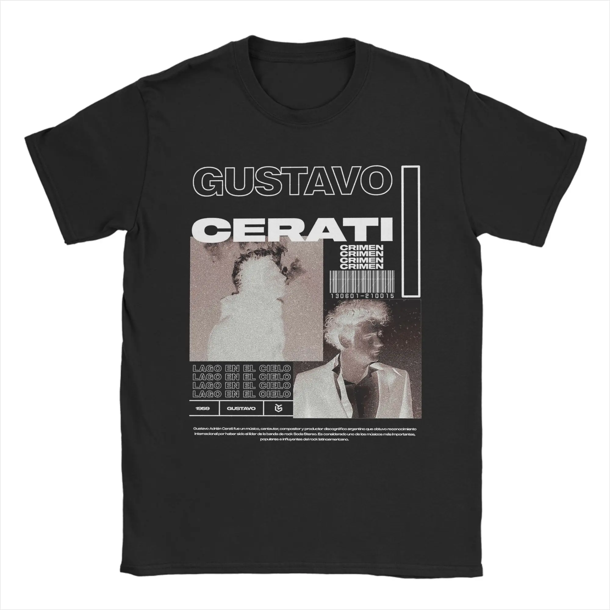 Мужская футболка с альбомом Gustavo Cerati Tour 2025, одежда из чистого хлопка, винтажная футболка с короткими рукавами и круглым вырезом, Новое поступление, футболка
Мужская футболка с альбомом Gustavo Cerati Tour 2025, одежда из чистого хлопка, винтажная футболка с короткими рукавами и круглым вырезом, Новое поступление, футболка