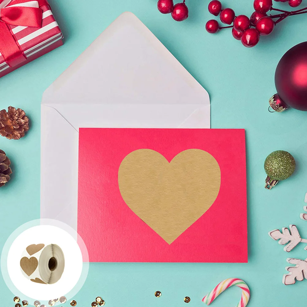 500 Pcs Heart Sticker Label Gift Tag Stickers Shape Party Valentine's Day Paper Holiday
500 Pcs Heart Sticker Label Gift Tag Stickers Shape Party Valentine's Day Paper Holiday