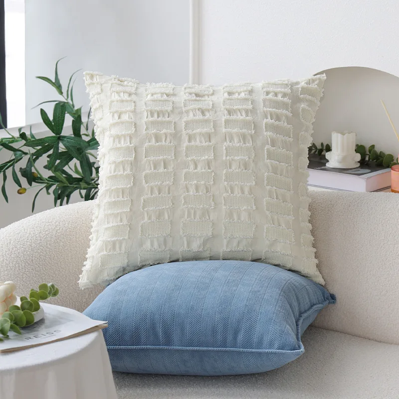 Cream Wind Pillow Cover Summer Premium Feeling Blue Sofa Cushion Cover Hotel Pillow Case
Cream Wind Pillow Cover Summer Premium Feeling Blue Sofa Cushion Cover Hotel Pillow Case