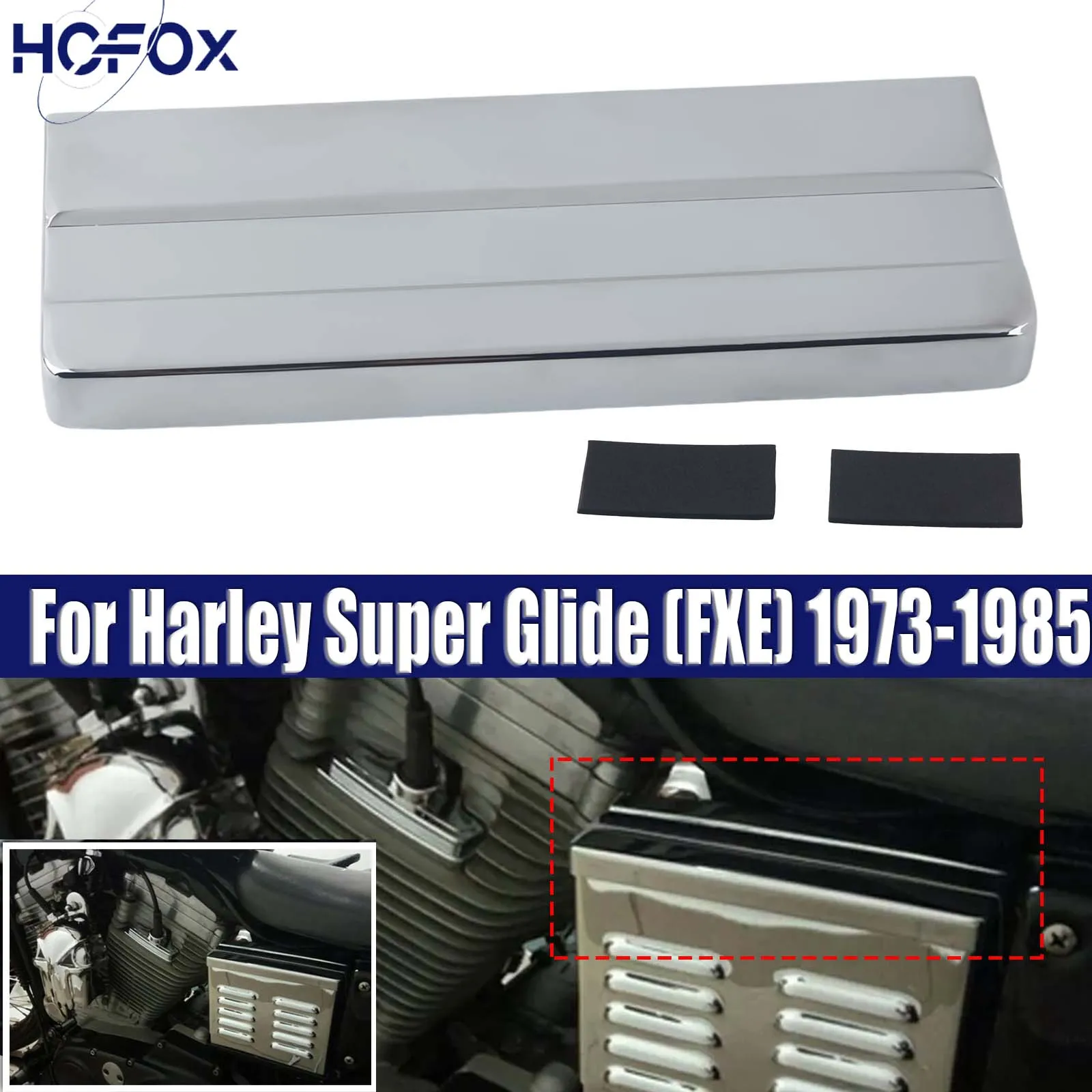 Motorcycle Black/Chrome Battery Top Cover Lid Chrome For Harley FXE FXWG Sportster 883 1200 XLH1200 XLH883
Motorcycle Black/Chrome Battery Top Cover Lid Chrome For Harley FXE FXWG Sportster 883 1200 XLH1200 XLH883