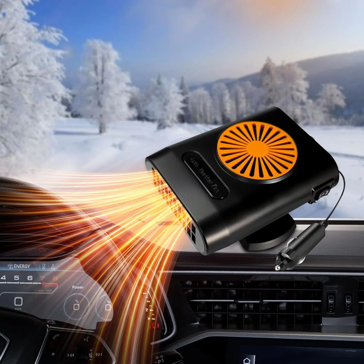 Автомобильный обогреватель, 12 В, 200 Вт, портативный обогреватель 2-в-1 с быстрым нагревом для автомобильной вилки прикуривателя, вращающийся на 360 градусов
Автомобильный обогреватель, 12 В, 200 Вт, портативный обогреватель 2-в-1 с быстрым нагревом для автомобильной вилки прикуривателя, вращающийся на 360 градусов