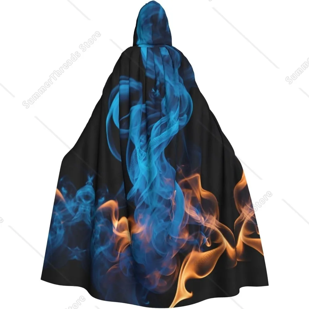 Blue Flame Print Rogue Cosplay Adult Halloween Witch Hooded Cloak Cape Unisex Costume For Horror Parties Masquerade
Blue Flame Print Rogue Cosplay Adult Halloween Witch Hooded Cloak Cape Unisex Costume For Horror Parties Masquerade