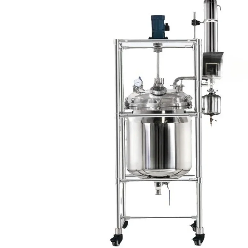 Electric heating double-layer stainless steel reactor laboratory high temperature and high pressure reactor
Electric heating double-layer stainless steel reactor laboratory high temperature and high pressure reactor