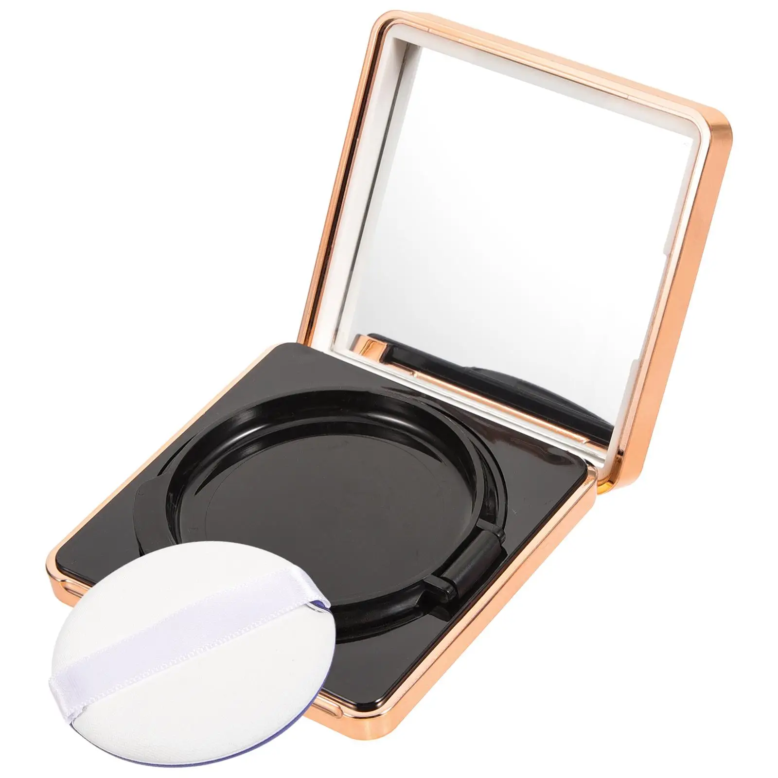 Empty Cushion Foundation Case White Rose Gold Compact Powder Puff Container Travel Size Portable Magnetic Design Mirror Included
Empty Cushion Foundation Case White Rose Gold Compact Powder Puff Container Travel Size Portable Magnetic Design Mirror Included
