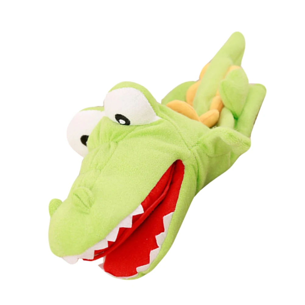 Alligator Hand Puppet Soft Animal Cotton Washable Kids Hands-on Cartoon Interactive Teaching Role-playing Puppet
Alligator Hand Puppet Soft Animal Cotton Washable Kids Hands-on Cartoon Interactive Teaching Role-playing Puppet