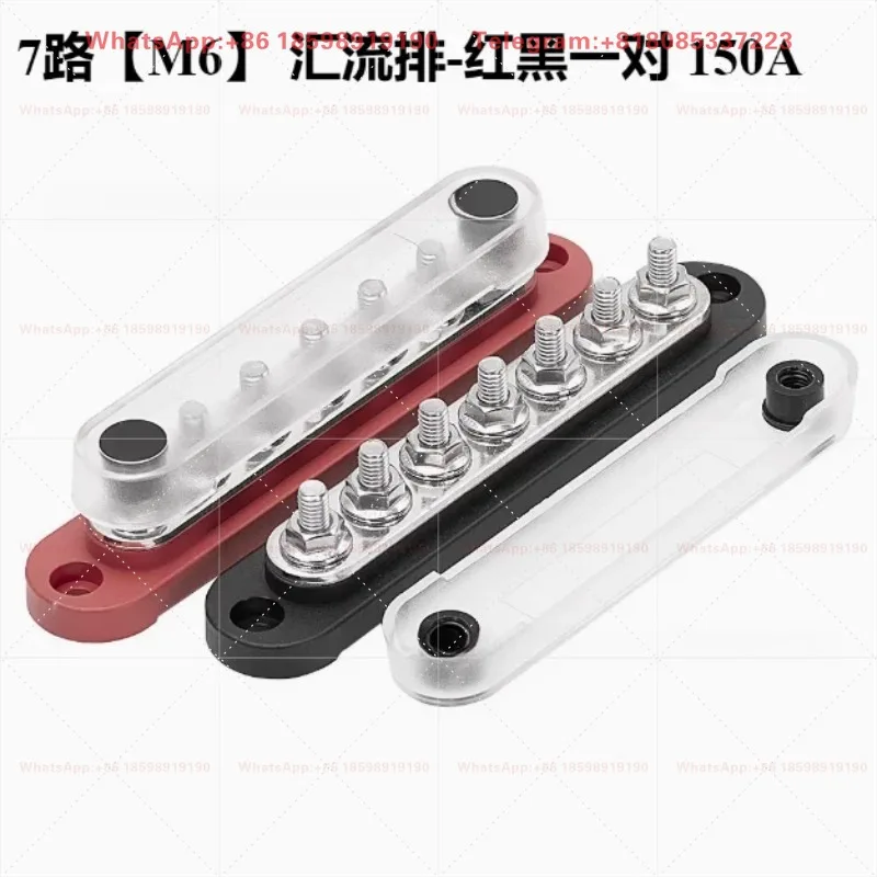 M8/M10 RV Yacht Solar Energy Busbar - High Current Copper Terminal Block for Circuit Modification
M8/M10 RV Yacht Solar Energy Busbar - High Current Copper Terminal Block for Circuit Modification