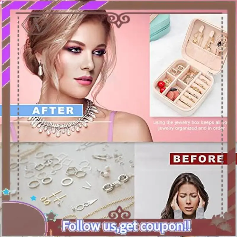 Small Travel Jewelry Boxes, Portable Jewelry Organizer Display Storage Boxes For Earrings,Rings,Necklaces,Jewelry Boxes Durable
Small Travel Jewelry Boxes, Portable Jewelry Organizer Display Storage Boxes For Earrings,Rings,Necklaces,Jewelry Boxes Durable