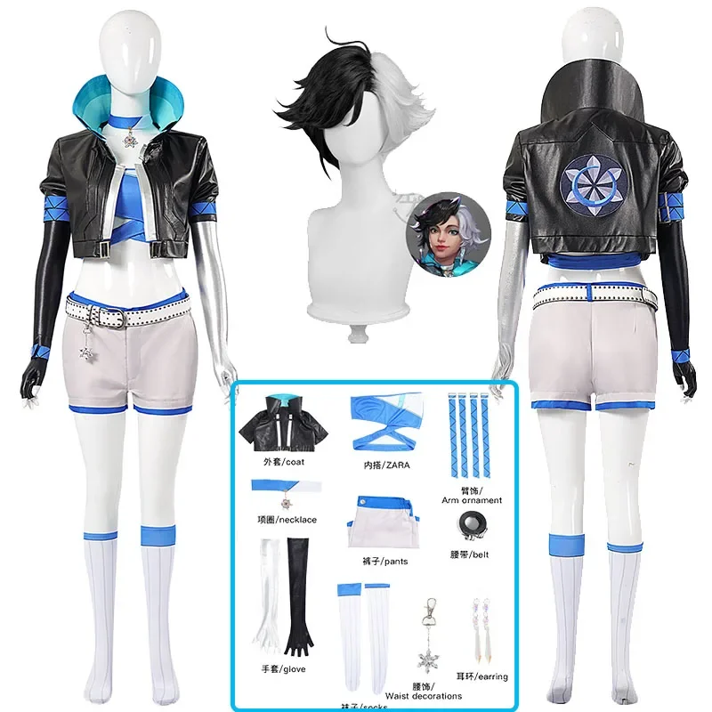 Luna snow Cosplay Rivals Fantasia Costume Coat Pants Strapless Disguise For Adult Halloween Carnival Party Suit 2025 Hot Sale
Luna snow Cosplay Rivals Fantasia Costume Coat Pants Strapless Disguise For Adult Halloween Carnival Party Suit 2025 Hot Sale