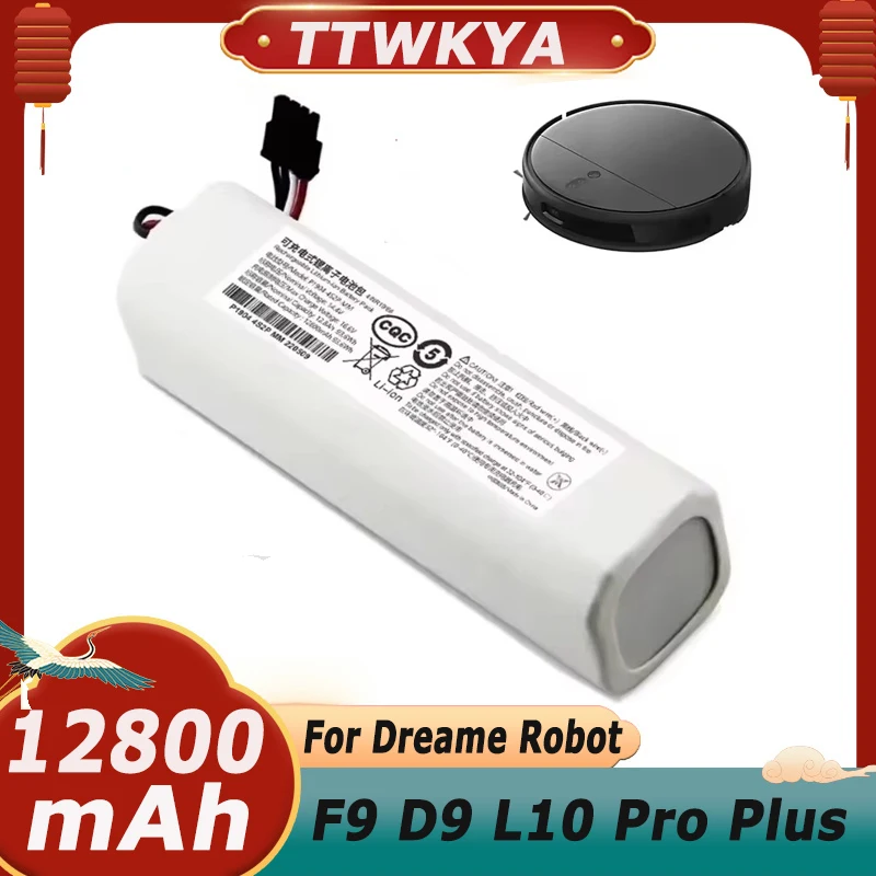 NEW Original 6500mAh 14.4V Robotic Vacuum Cleaner Replacement Battery For Dreame F9 D9 L10 Pro Plus RLS3 RLS5 RLS5L RLS5D Part
NEW Original 6500mAh 14.4V Robotic Vacuum Cleaner Replacement Battery For Dreame F9 D9 L10 Pro Plus RLS3 RLS5 RLS5L RLS5D Part