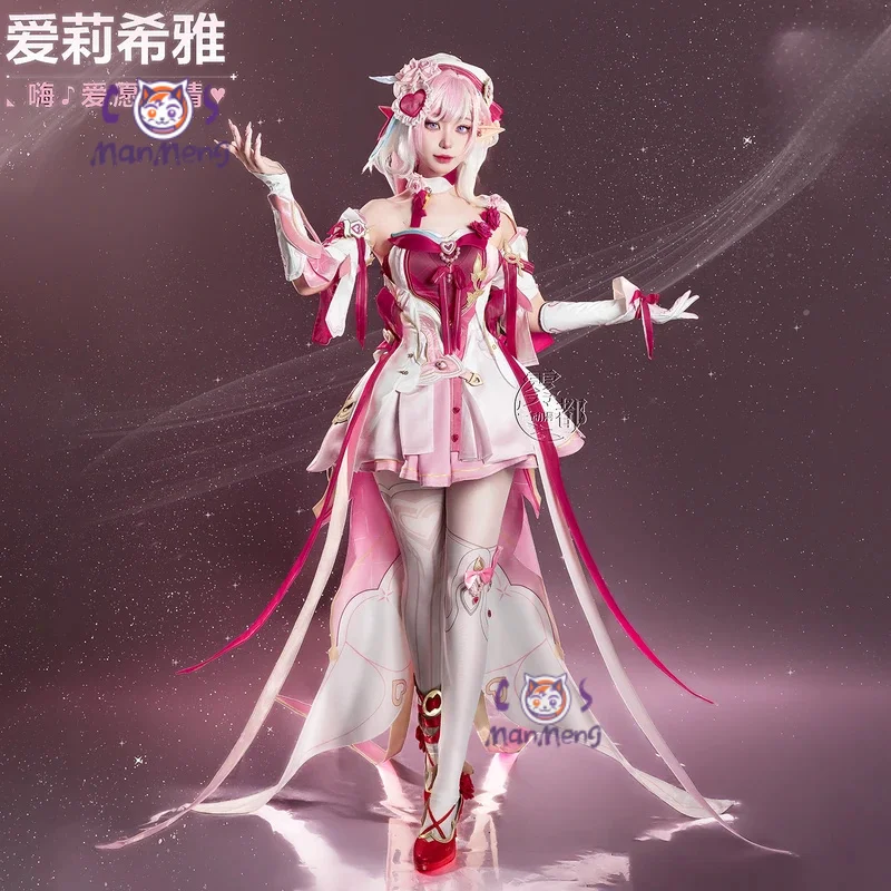 Костюм для косплея Honkai Impact 3 Elysia, новое платье Armor Elysia для женщин, элегантная униформа на Хэллоуин, карнавал, реквизит, комплект парика
Костюм для косплея Honkai Impact 3 Elysia, новое платье Armor Elysia для женщин, элегантная униформа на Хэллоуин, карнавал, реквизит, комплект парика