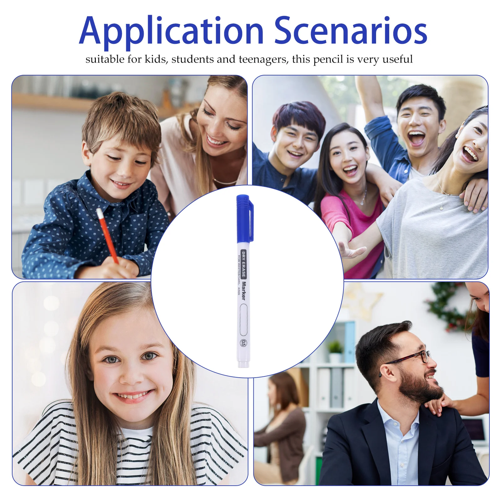 10pcs Whiteboard Marker Pen Smooth Long-Lasting For School Office Classroom Graffiti Student Marker Easy Use
10pcs Whiteboard Marker Pen Smooth Long-Lasting For School Office Classroom Graffiti Student Marker Easy Use