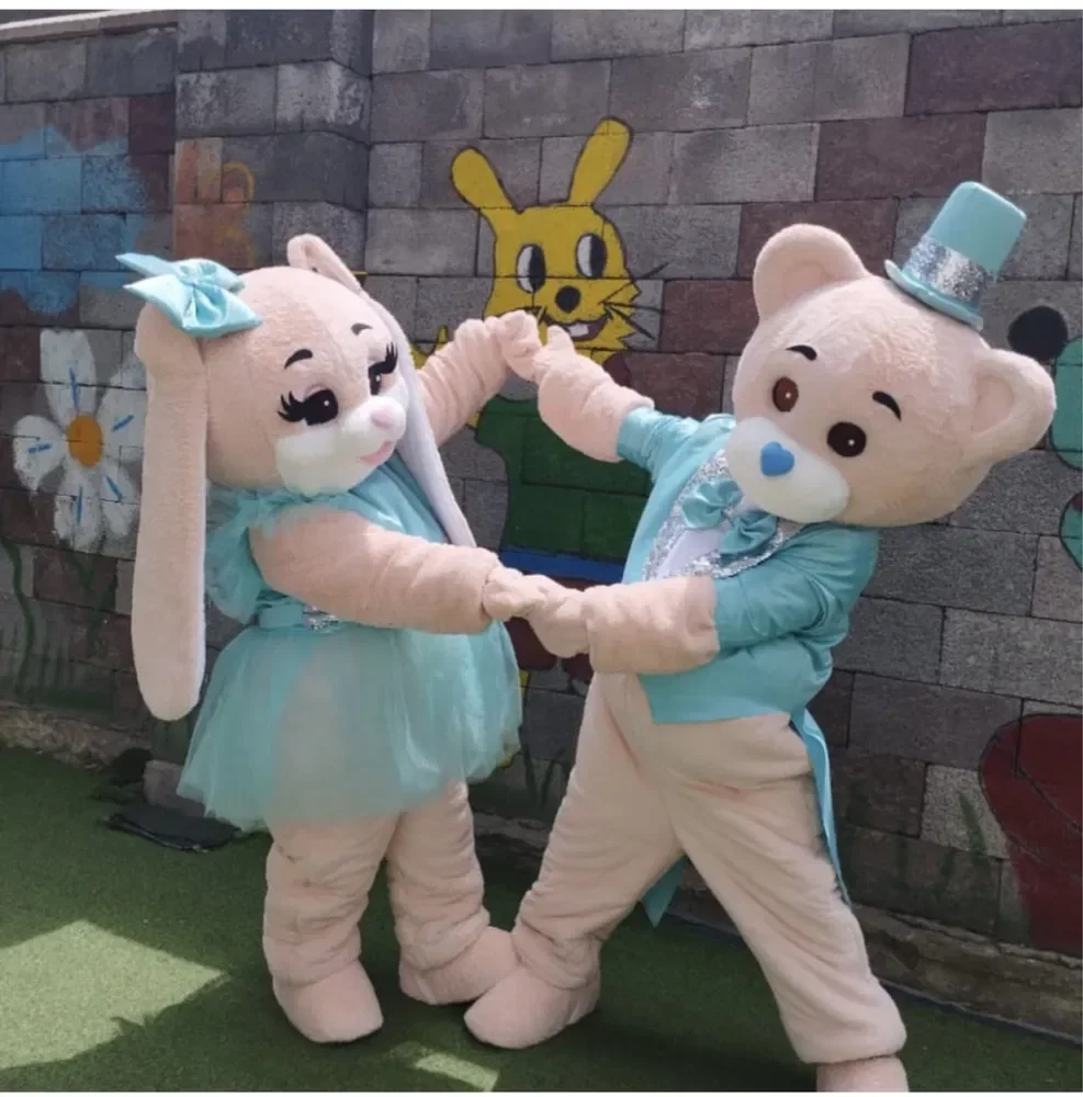 Disney Adult White Rabbit Blue Dress Mascot Costume Cartoon Outfit for Birthday Wedding Halloween Party Role Play
Disney Adult White Rabbit Blue Dress Mascot Costume Cartoon Outfit for Birthday Wedding Halloween Party Role Play