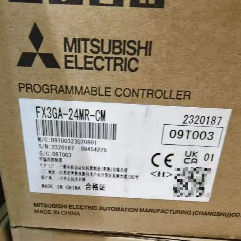 Совершенно новый, Программируемый контроллер, FX3GA-24MR-CM, обеспечивающий аутентичность и быстрая доставка.
Совершенно новый, Программируемый контроллер, FX3GA-24MR-CM, обеспечивающий аутентичность и быстрая доставка.