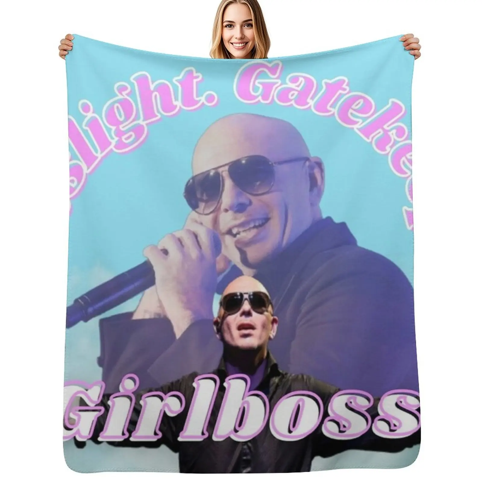 mr worldwide says to girlboss Throw Blanket Modern Design Soft Blanket for Home Decor
mr worldwide says to girlboss Throw Blanket Modern Design Soft Blanket for Home Decor