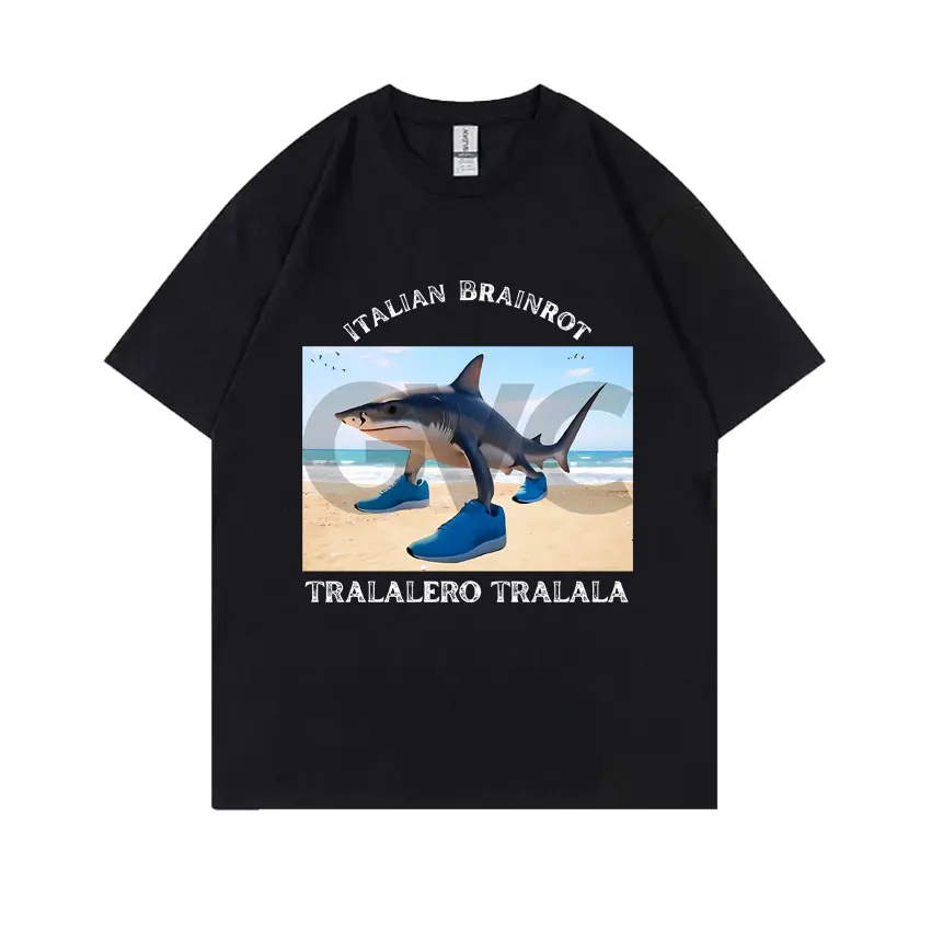 Italian Brainrot Tralalero Tralala Funny Meme T Shirts Men Women Casual Joke Humor T-shirt Male Fashion Vintage Oversized Tshirt
Italian Brainrot Tralalero Tralala Funny Meme T Shirts Men Women Casual Joke Humor T-shirt Male Fashion Vintage Oversized Tshirt