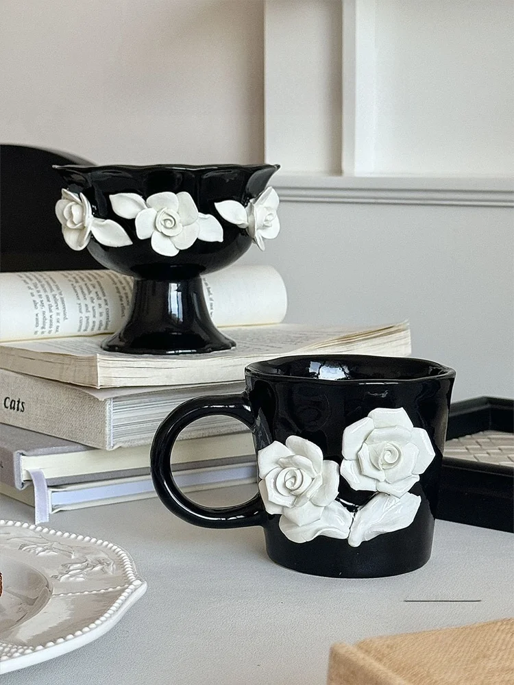 SUNKNIGHT Cerc Relief Coffee Cup Dert Mug Creative Ins Sle Floral Design Home Use Handmade Crted China 300ml
SUNKNIGHT Cerc Relief Coffee Cup Dert Mug Creative Ins Sle Floral Design Home Use Handmade Crted China 300ml