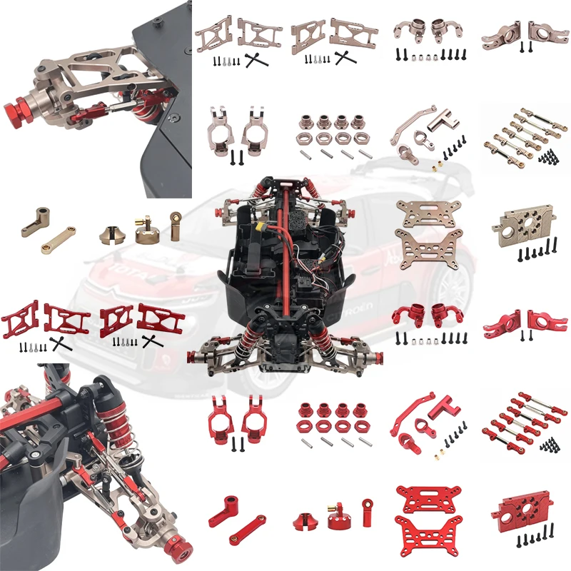Metal Upgrade Spare Parts for 1/7 MJX Hyper Go 7303 7304 RC Car Servo Arm Steering Cup Pull Rod Gearbox & Metal Shock Absorber
Metal Upgrade Spare Parts for 1/7 MJX Hyper Go 7303 7304 RC Car Servo Arm Steering Cup Pull Rod Gearbox & Metal Shock Absorber