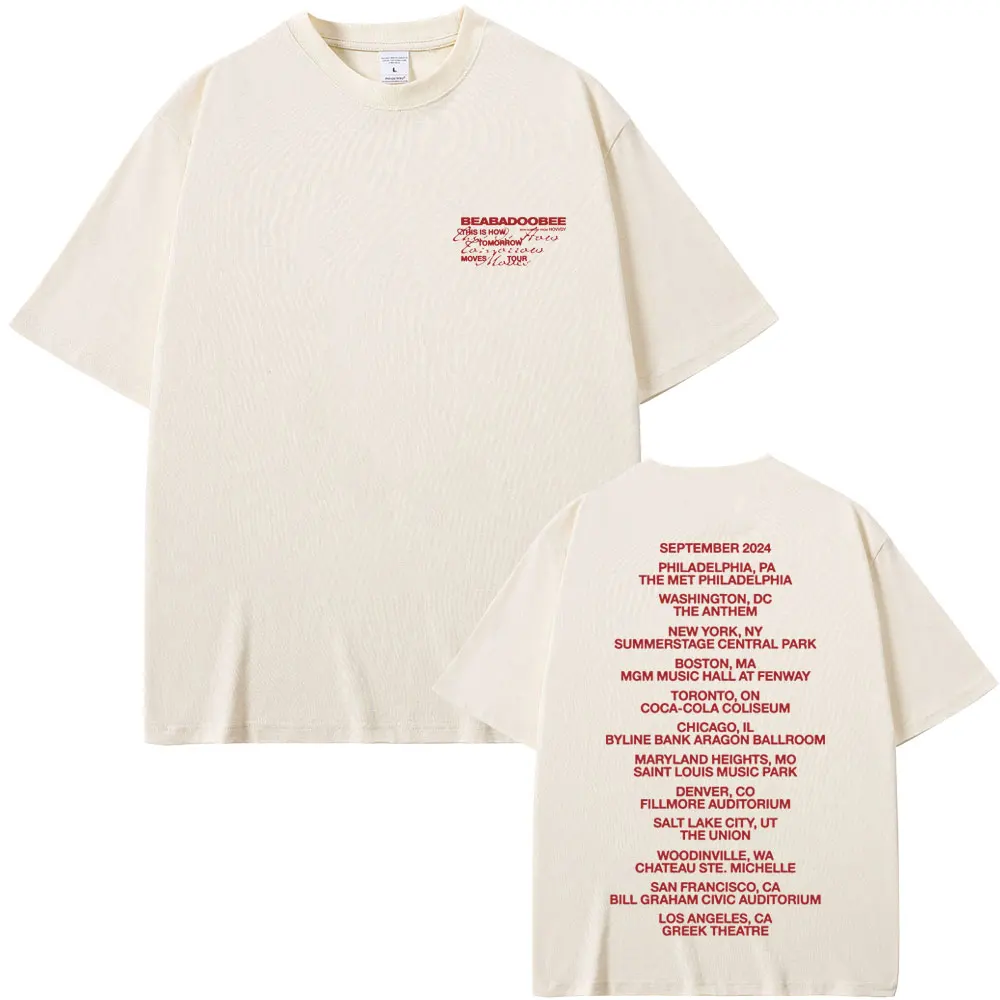 Beabadoobee This Is How Tomorrow Moves Album Letter Logo T Shirts Men Women Fashion Aesthetic T-shirt Men's Oversized T-shirts
Beabadoobee This Is How Tomorrow Moves Album Letter Logo T Shirts Men Women Fashion Aesthetic T-shirt Men's Oversized T-shirts