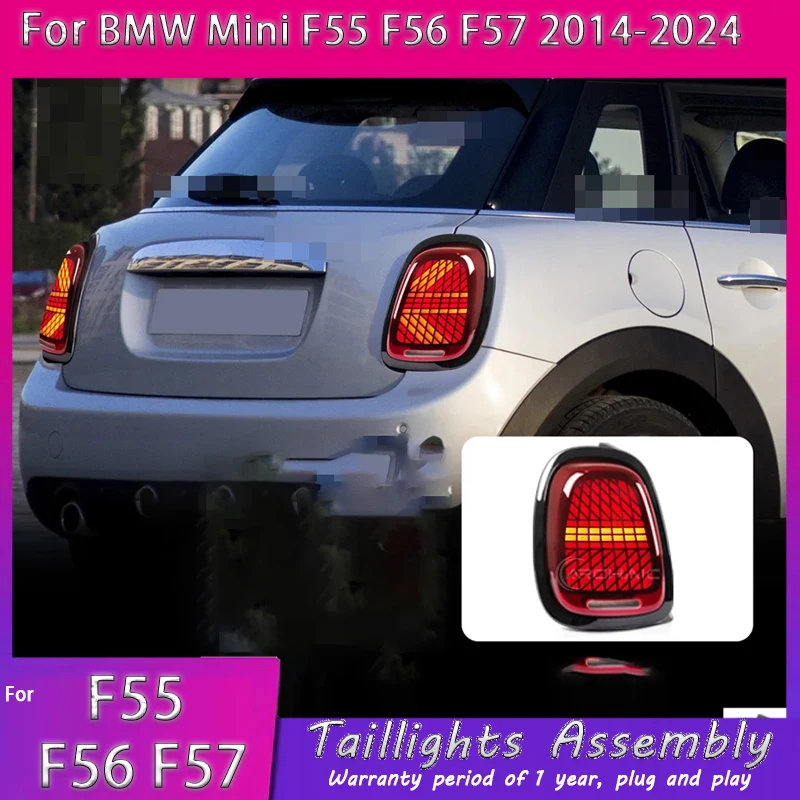 Светодиодные задние фонари для Mini F55 F56 F57 2014-2024 Cooper с анимацией запуска DRL, 3 режима, комплект задних фонарей
Светодиодные задние фонари для Mini F55 F56 F57 2014-2024 Cooper с анимацией запуска DRL, 3 режима, комплект задних фонарей