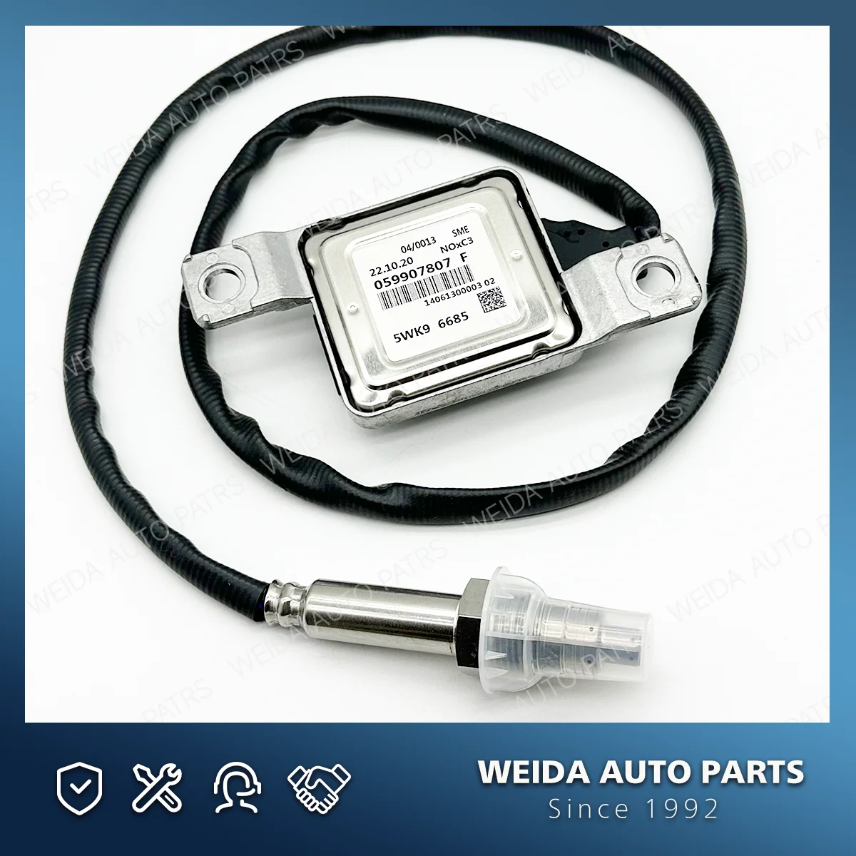 059907807F 5WK96685 New Downstream Nox Sensor Fit For Audi Q7 VW Touareg TDI 3.0L-4.6L 2009-2014
059907807F 5WK96685 New Downstream Nox Sensor Fit For Audi Q7 VW Touareg TDI 3.0L-4.6L 2009-2014