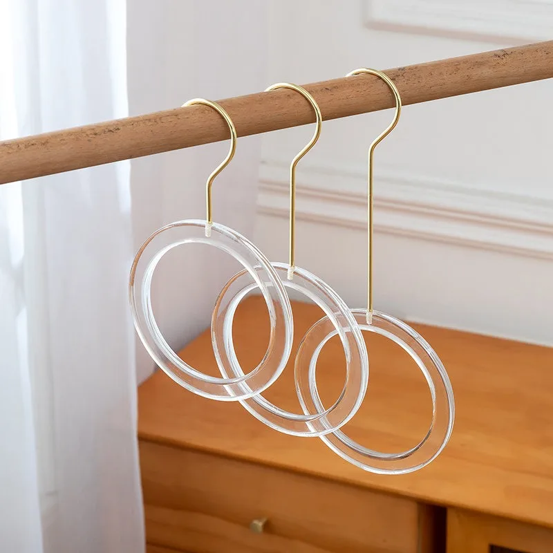 Transparent Acrylic Crystal S Hook Scarf Ring Hanger Circle Ring Clip Clothing Store Tie Hanger Accessories For Store Display
Transparent Acrylic Crystal S Hook Scarf Ring Hanger Circle Ring Clip Clothing Store Tie Hanger Accessories For Store Display