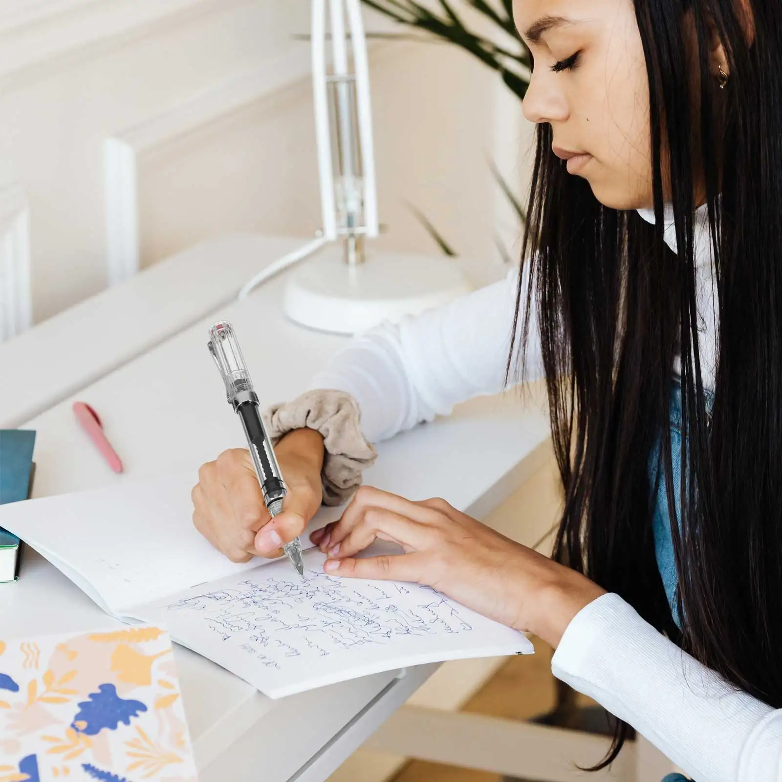 2Pcs Reusable Calligraphy Fountain Pen for Business Gifts Holiday Souvenirs Birthday Gifts Fountain Pen Calligraphy Pens
2Pcs Reusable Calligraphy Fountain Pen for Business Gifts Holiday Souvenirs Birthday Gifts Fountain Pen Calligraphy Pens