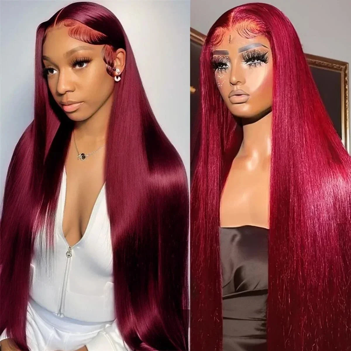 180% гладкий прямой парик из натуральных волос с HD-швейцарским кружевом 13x4, предварительно выщипанный, цвет 99J, красный бургундский, парик из натуральных волос Remy с кружевной передней частью
180% гладкий прямой парик из натуральных волос с HD-швейцарским кружевом 13x4, предварительно выщипанный, цвет 99J, красный бургундский, парик из натуральных волос Remy с кружевной передней частью