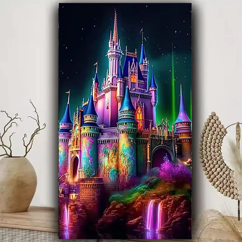 5D Diamond Painting Kits For Adults Castle Aurora DIY Full Square Round Drill Diamond Dots Home Wall Decor
5D Diamond Painting Kits For Adults Castle Aurora DIY Full Square Round Drill Diamond Dots Home Wall Decor