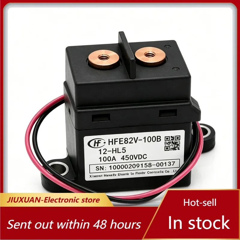 New 1pcs/lot HFE82V-100B 12-HL5 100A 450VDC 12V New energy vehicle relay
New 1pcs/lot HFE82V-100B 12-HL5 100A 450VDC 12V New energy vehicle relay