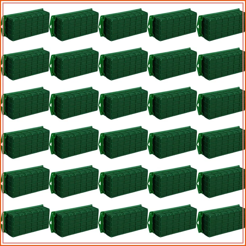 16-Piece Floral Foam Cage Set with Floral Foam for Fresh Flower Arrangements, Rectangle 11.8x4.7x3.1 Inch
16-Piece Floral Foam Cage Set with Floral Foam for Fresh Flower Arrangements, Rectangle 11.8x4.7x3.1 Inch