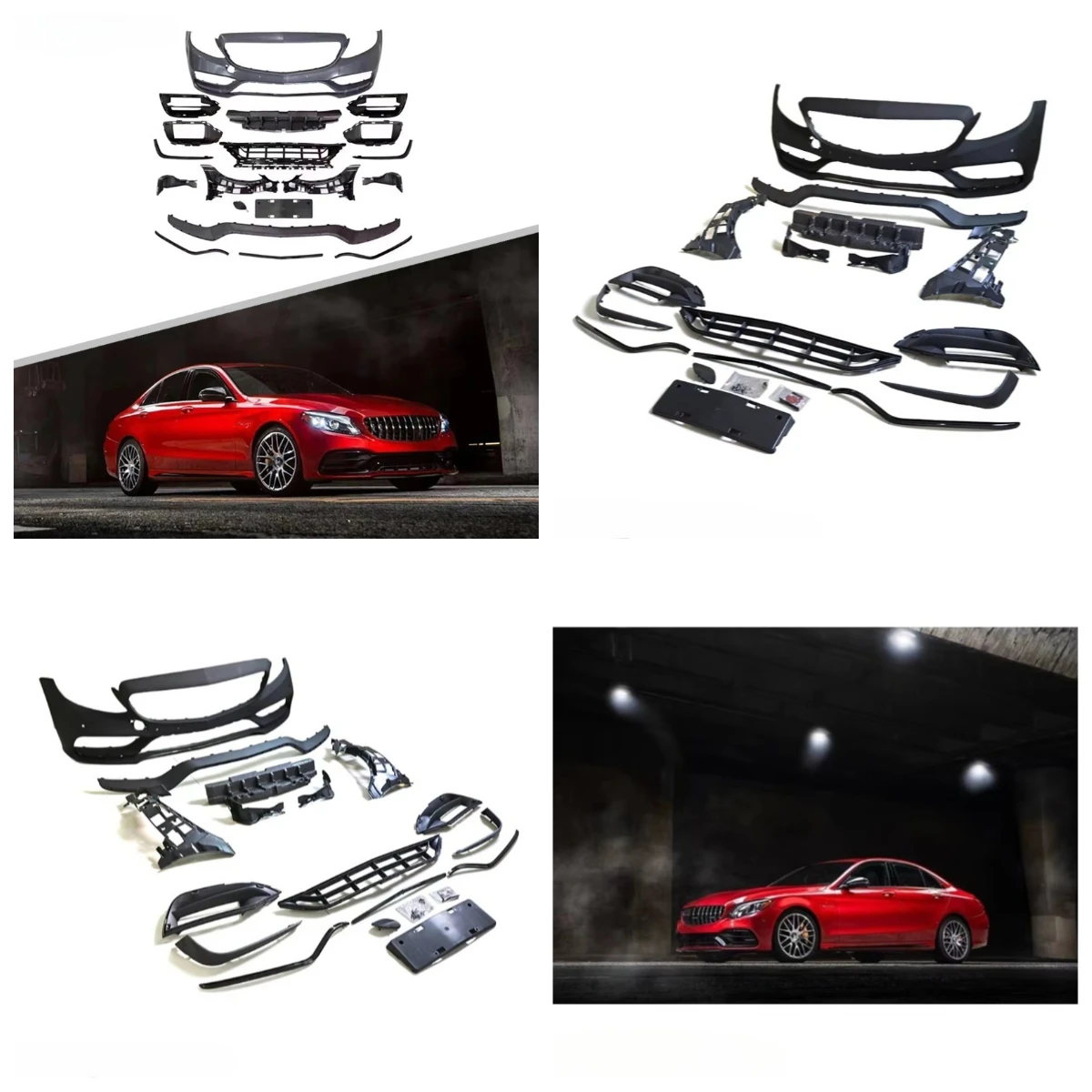 Stlf 2019 C63 Style PP Material Car Body Accessories Front Bumper For W205/C205 2015-2021
Stlf 2019 C63 Style PP Material Car Body Accessories Front Bumper For W205/C205 2015-2021
