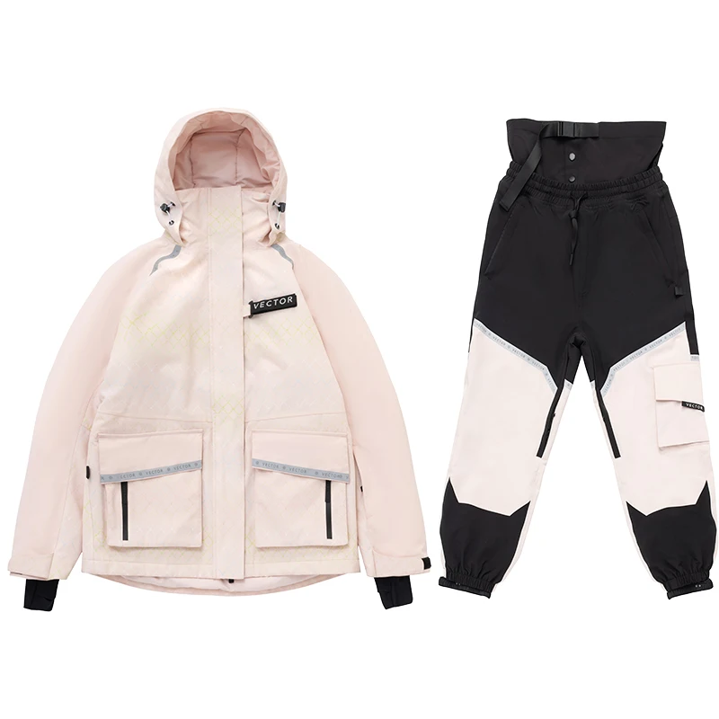 women's full ski suit, women's waterproof new snow pants, single and double board equipment
women's full ski suit, women's waterproof new snow pants, single and double board equipment