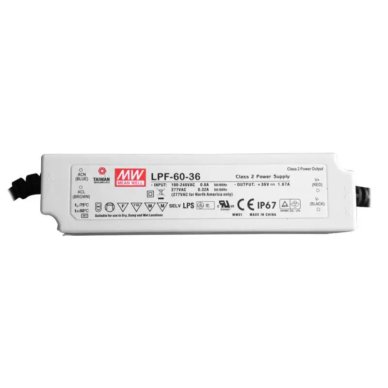 60W Meanwell LPF-60-36 Constant Voltage + Constant Current Power Supply/ LPC-60-1400 60w 1400ma waterproof led driver
60W Meanwell LPF-60-36 Constant Voltage + Constant Current Power Supply/ LPC-60-1400 60w 1400ma waterproof led driver