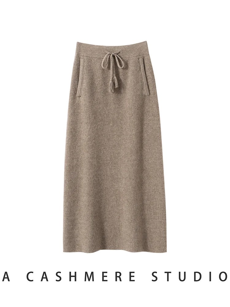 TLOML женская длинная юбка из 100% кашемира с вафельными шнурками, прямые юбки до щиколотки, осень-зима, мягкие кашемировые шикарные юбки
TLOML женская длинная юбка из 100% кашемира с вафельными шнурками, прямые юбки до щиколотки, осень-зима, мягкие кашемировые шикарные юбки
