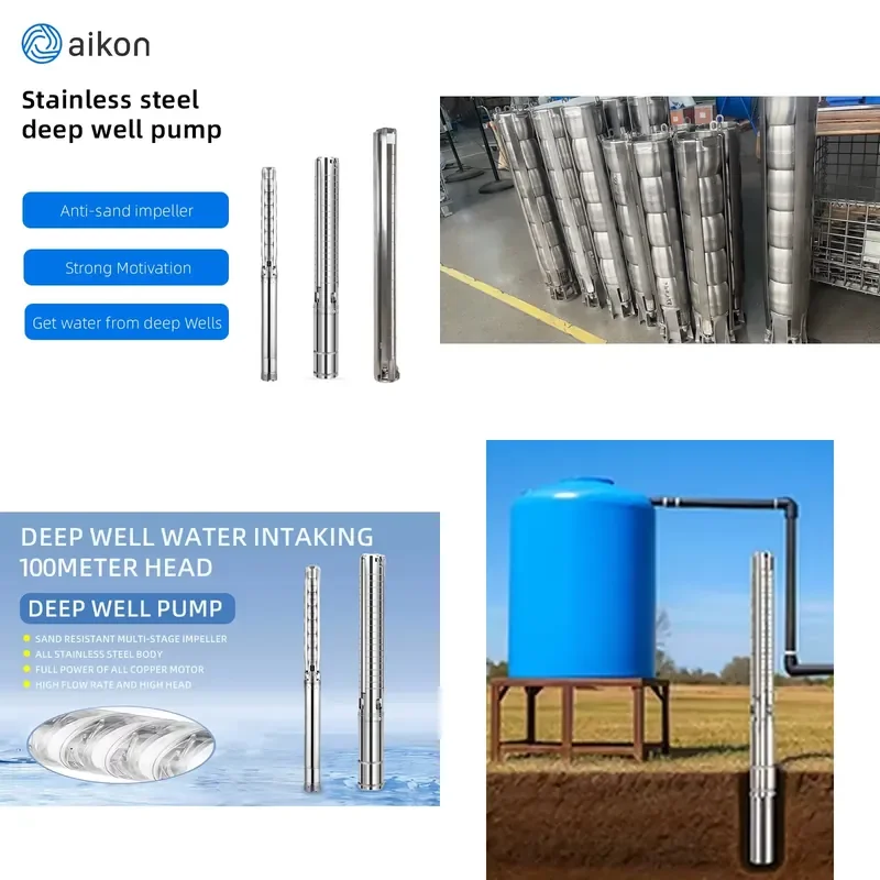 Deep Well Submersible Pump Stainless Steel Borehole Sumergible Pumps for Industrial Agriculture
Deep Well Submersible Pump Stainless Steel Borehole Sumergible Pumps for Industrial Agriculture