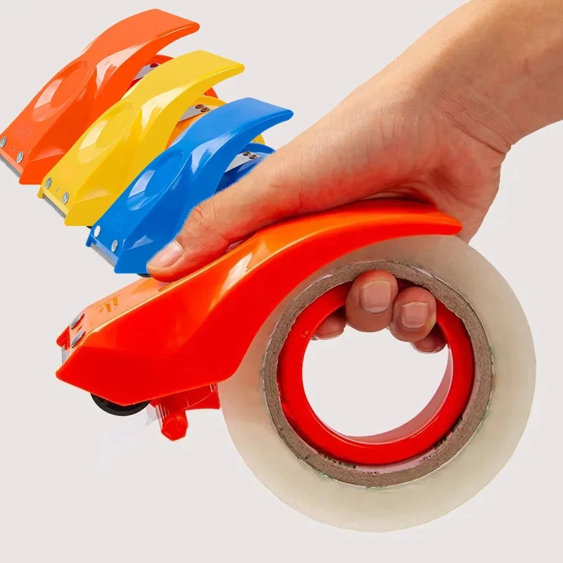 Handheld Metal Heavy Duty Shipping Tape Dispenser Reusable Plastic Tape Cutter Sealing Tape Holder Manual Packing Parcel Machine
Handheld Metal Heavy Duty Shipping Tape Dispenser Reusable Plastic Tape Cutter Sealing Tape Holder Manual Packing Parcel Machine