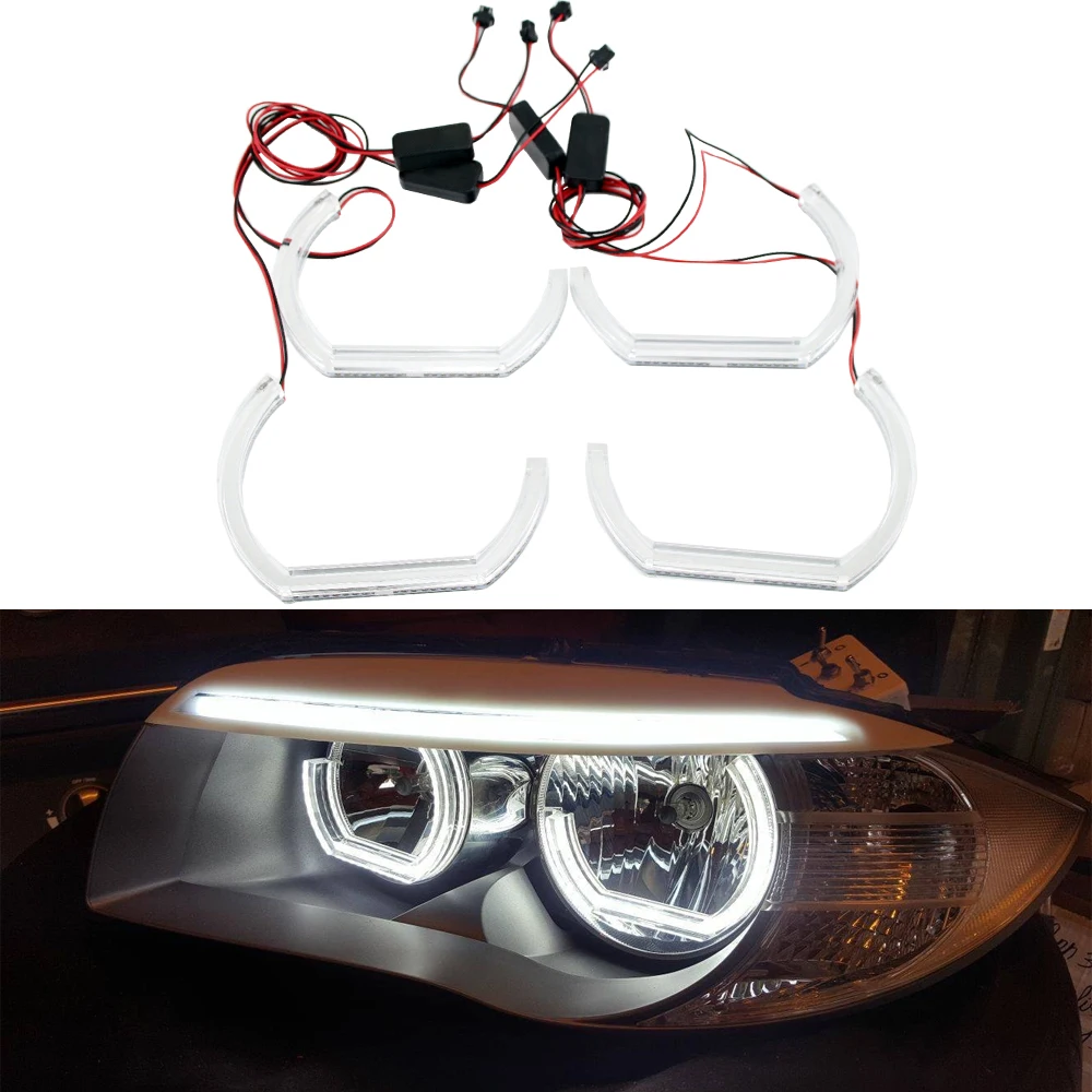 4Pcs/Set Crystal Angel Eye Headlight Fit For BMW F30 F31 Halogen 320i 328i and 335i 2013 2014 2015 2016
4Pcs/Set Crystal Angel Eye Headlight Fit For BMW F30 F31 Halogen 320i 328i and 335i 2013 2014 2015 2016