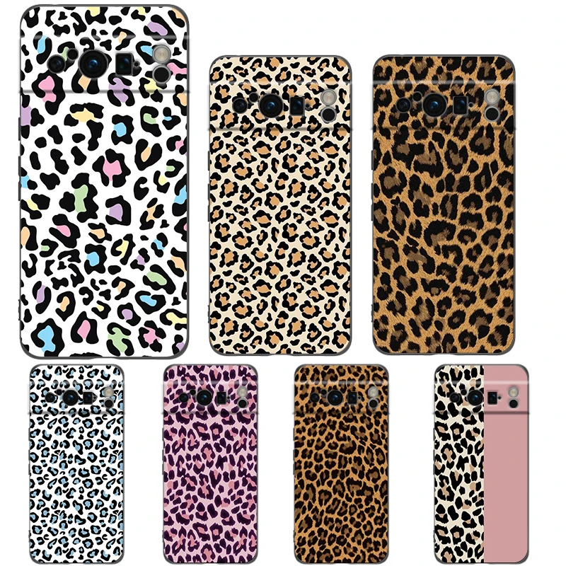Leopard Cheetah print Phone Case For Google Pixel 8 7 6 Pro 8A 6A 7A 5G Soft Silicone Shockproof TPU Black Cover Fundas
Leopard Cheetah print Phone Case For Google Pixel 8 7 6 Pro 8A 6A 7A 5G Soft Silicone Shockproof TPU Black Cover Fundas