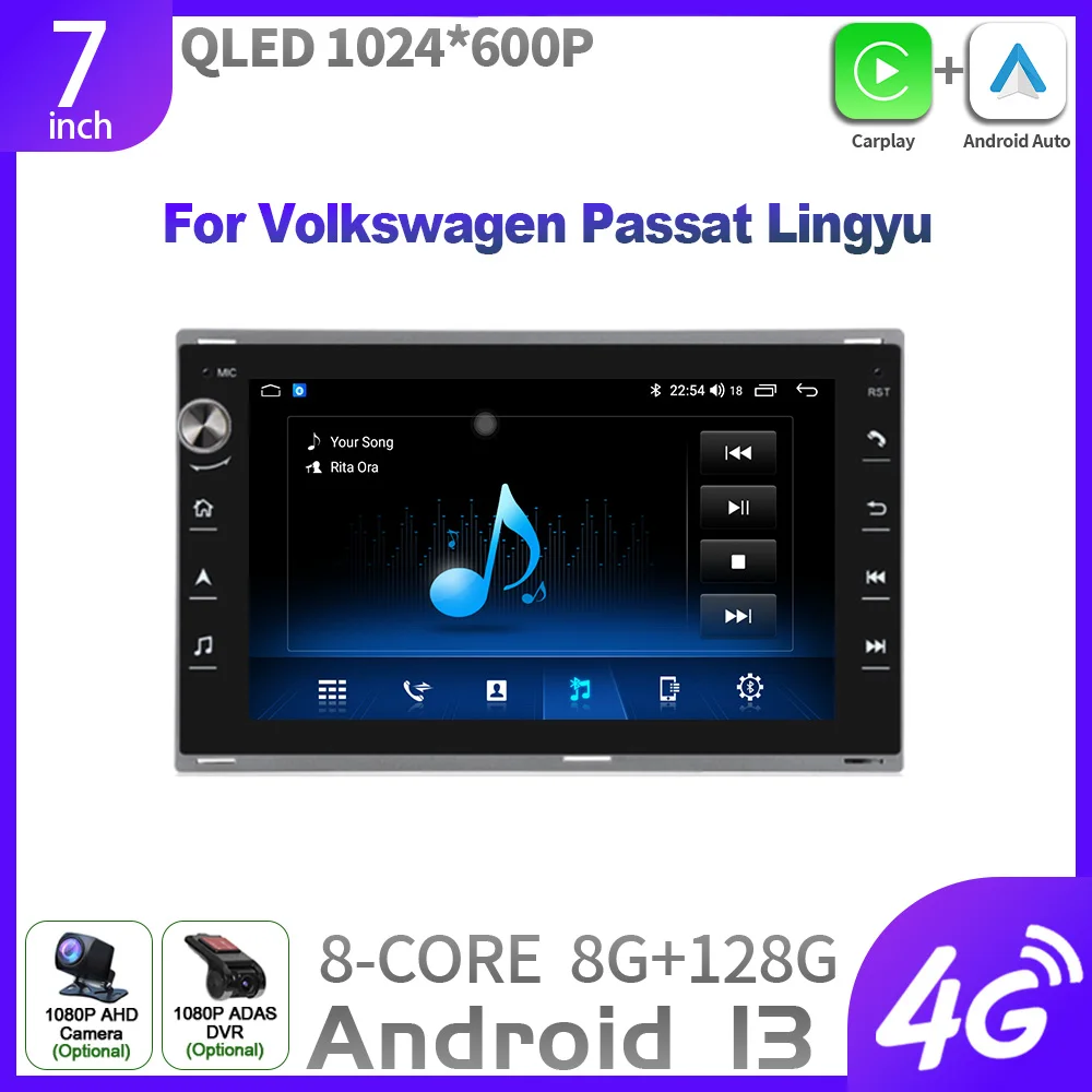 Wireless Carplay Stereo Android 13 For Volkswagen Passat Lingyu Car Radio Multimedia Navigation Screen 2DIN Head Unit
Wireless Carplay Stereo Android 13 For Volkswagen Passat Lingyu Car Radio Multimedia Navigation Screen 2DIN Head Unit
