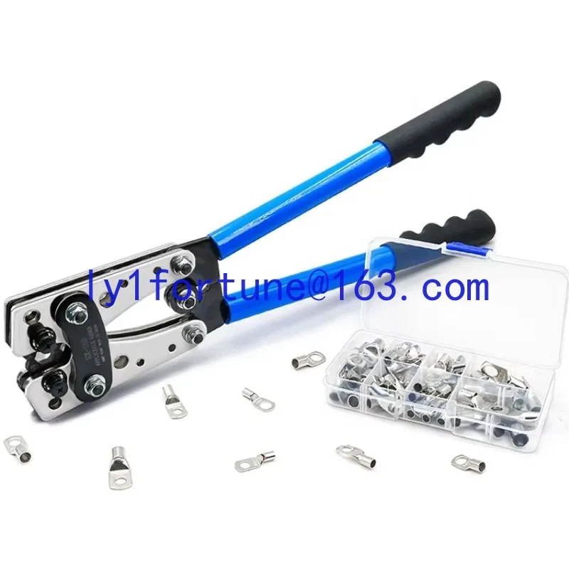 HX-50B AWG10-1/0 Heavy Duty Non-Insulated Battery SC 60PCS Kit Cable Terminal Connector Crimp Hand Tool Clamp Kit
HX-50B AWG10-1/0 Heavy Duty Non-Insulated Battery SC 60PCS Kit Cable Terminal Connector Crimp Hand Tool Clamp Kit