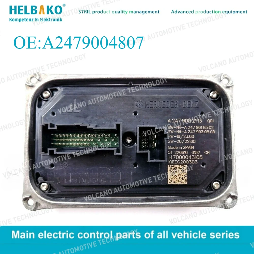 Модуль светодиодных фар A 2479004807 ДЛЯ Mercedes CLA EQA GLB EQC W177 W118 W247
Модуль светодиодных фар A 2479004807 ДЛЯ Mercedes CLA EQA GLB EQC W177 W118 W247