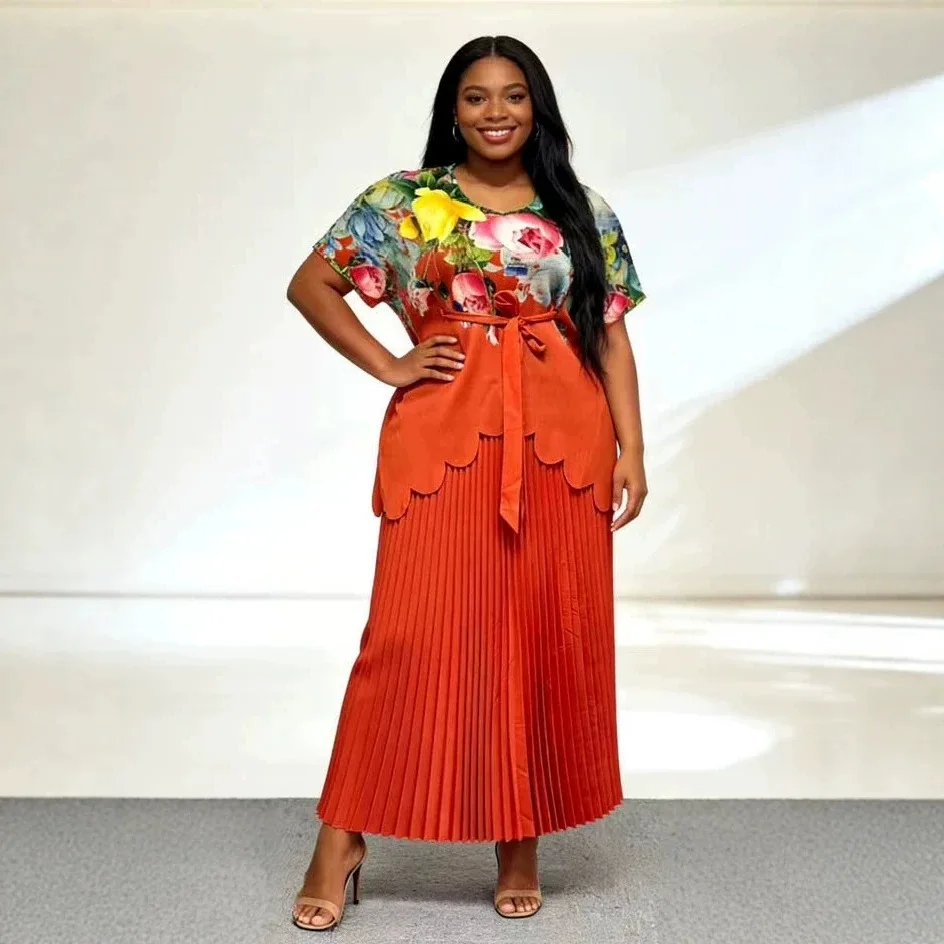 2026 New Miyake Pleated Loose Dress Set Fashion Printed Temperament Women's Short Sleeve Set
2026 New Miyake Pleated Loose Dress Set Fashion Printed Temperament Women's Short Sleeve Set