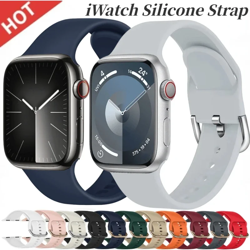 Силиконовый ремешок для Apple Watch Band 10 9 8 7 46 мм 45 мм 41 мм Ultra 49 мм Браслет Цветная пряжка iWatch 6 5 4 SE 44 мм 42 мм 40 мм Ремень
Силиконовый ремешок для Apple Watch Band 10 9 8 7 46 мм 45 мм 41 мм Ultra 49 мм Браслет Цветная пряжка iWatch 6 5 4 SE 44 мм 42 мм 40 мм Ремень